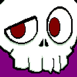 Skull Icon 8Bits