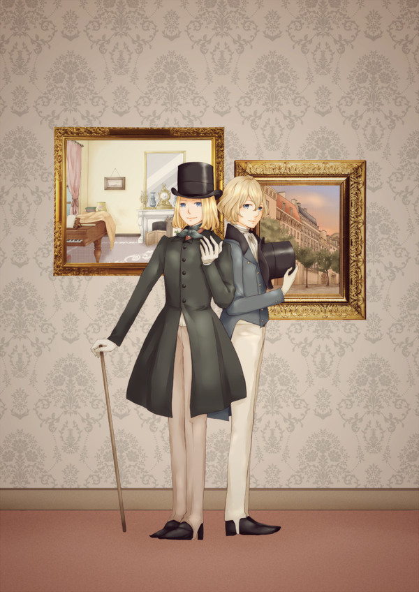 ショパンとリスト♪イベント用チラシイラスト