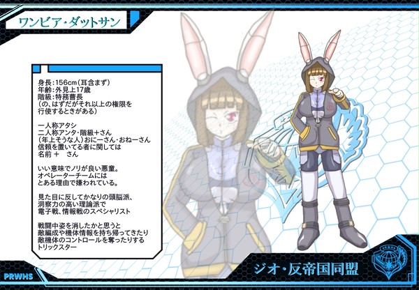 【PRWHS】ワンビア・ダットサン【ジオ同盟軍】