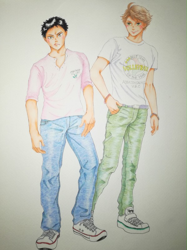 青葉城西主将＆副主将私服妄想❤