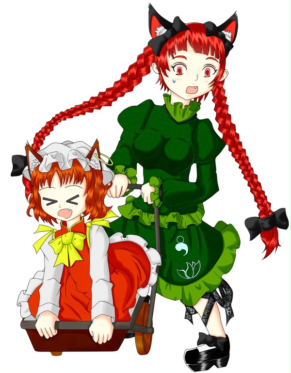 お燐と橙