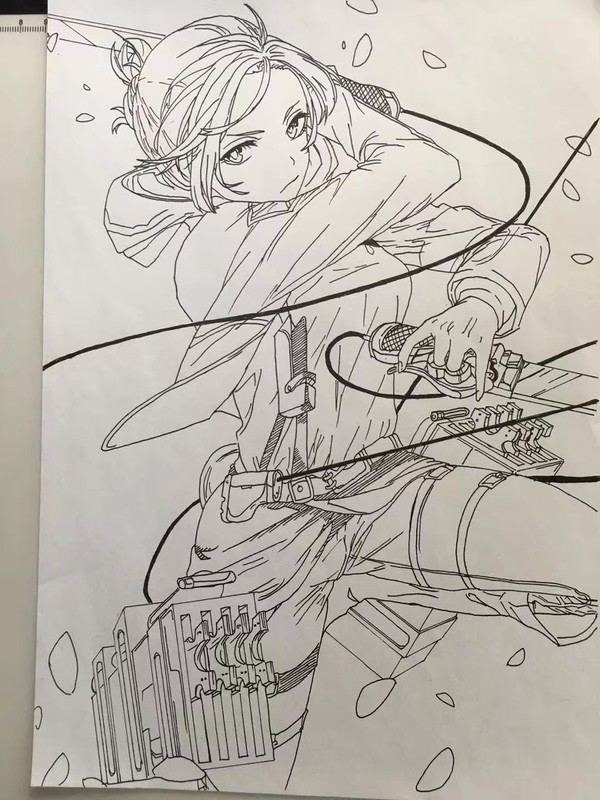 手绘    亚妮