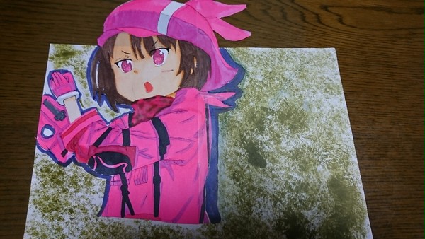 SAOオルタナティブガンゲイルオンラインよりレンちゃん描きました