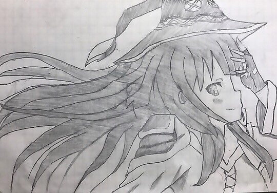 髪を伸ばしためぐみん