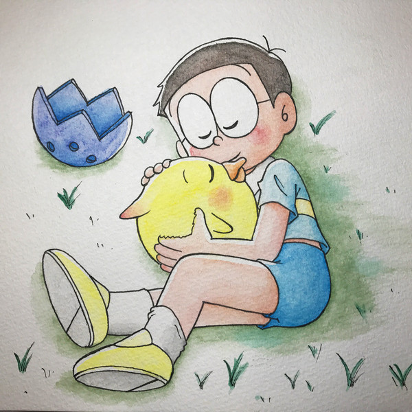 のび太とピッポ
