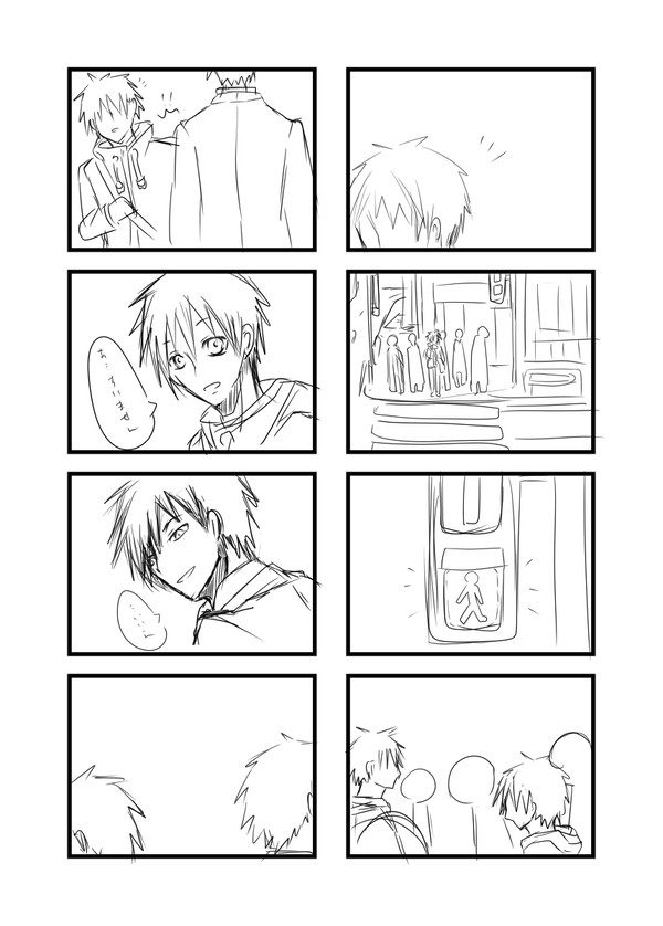赤黒4コマ