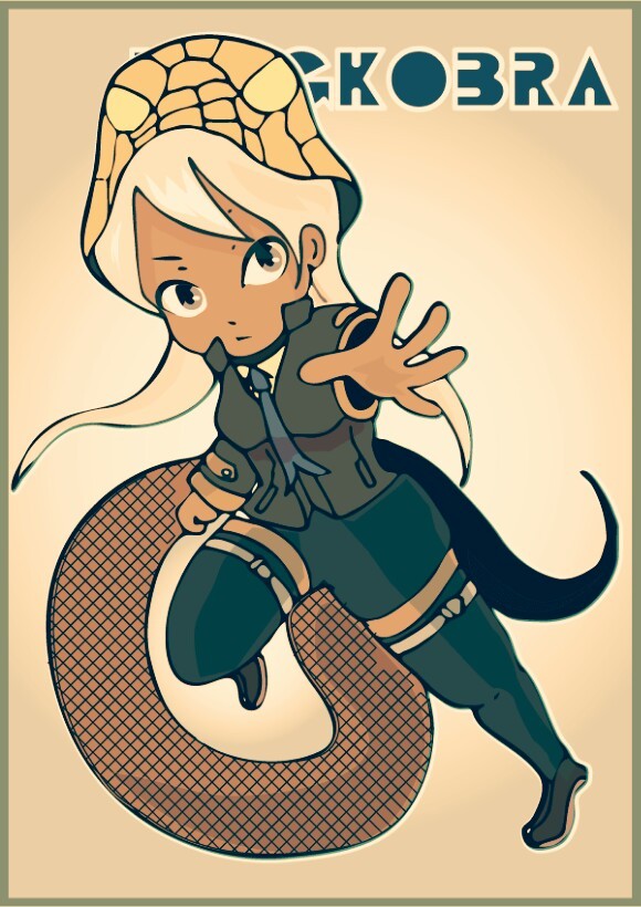 けものフレンズのキングコブラ