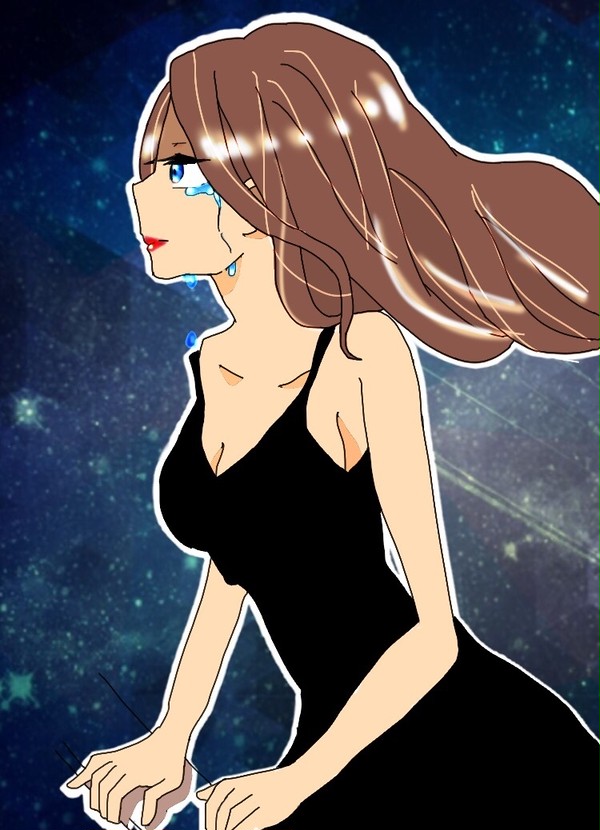 泣いている女の子