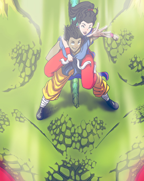 The leyend of Korra/Dragon ball