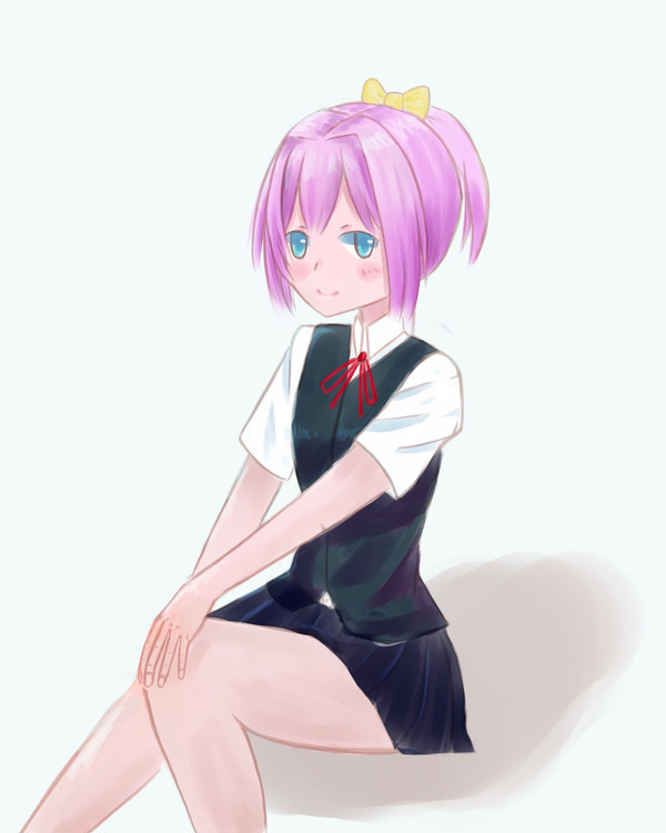 不知火がポーズをとってくれました