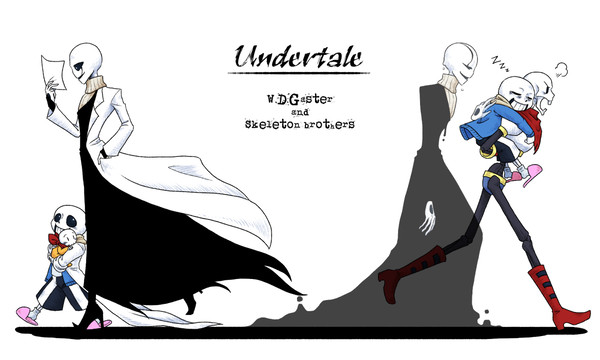 Gasterと骨兄弟で単発漫画詰め