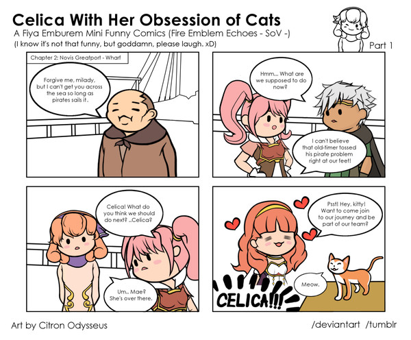 Celica With Her Obsession of Cat