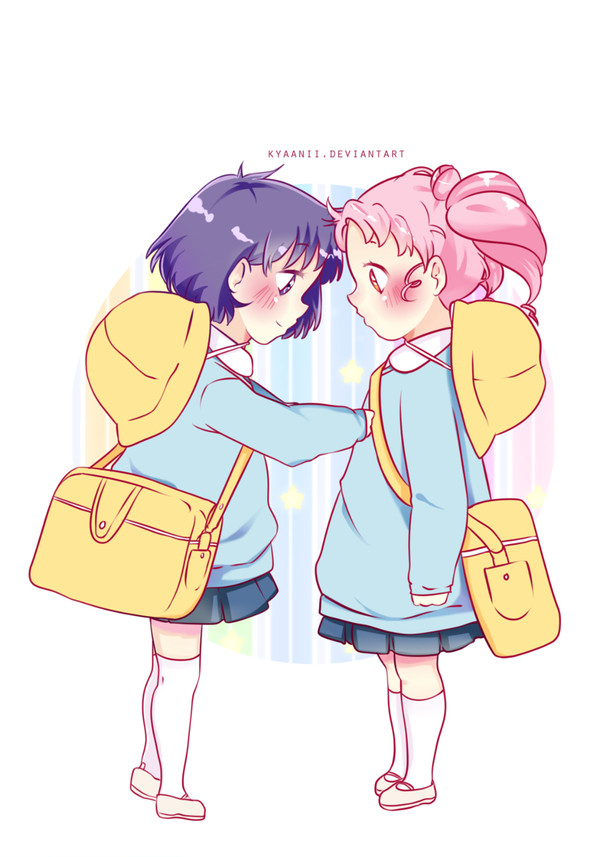 Chibiusa and Hotaru