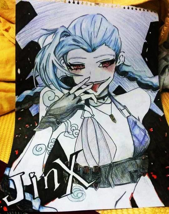 Jinx 手繪仿畫