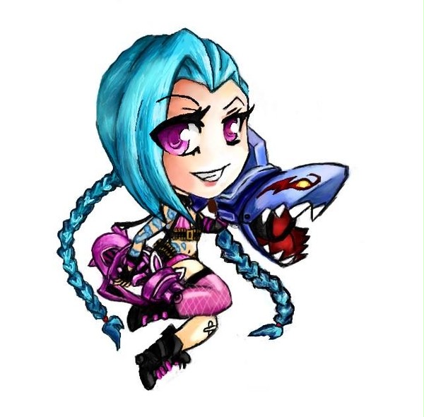 Jinx 電繪仿畫