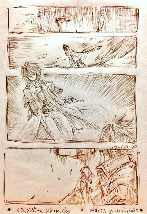 small two of pieces イラスト※頂き物