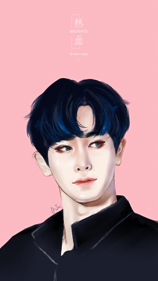 WONHO NEW HAIR COLOR