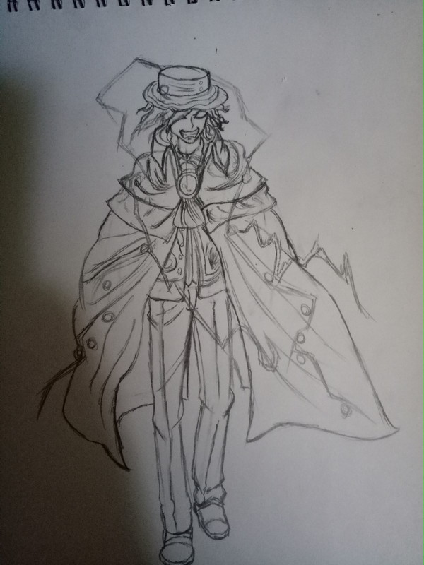 fgoの巖窟王 エドモン・ダンテス模写