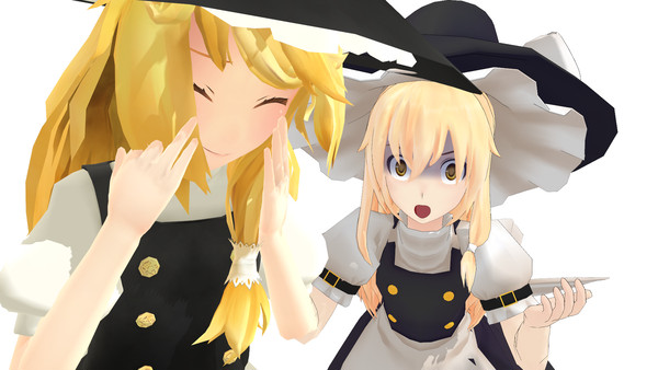 【東方】魔理沙二人【ＭＭＤ】