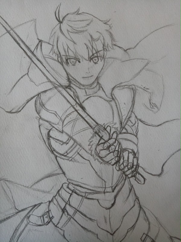 アーサー・ペンドラゴン〔Prototype〕模写