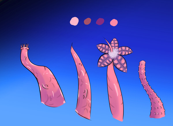 触手絵練習