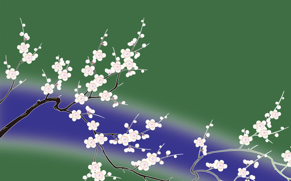 梅　一枝　