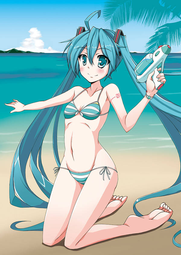 水着ミクさん2015