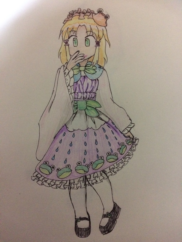 ロリータ服アレンジ諏訪子
