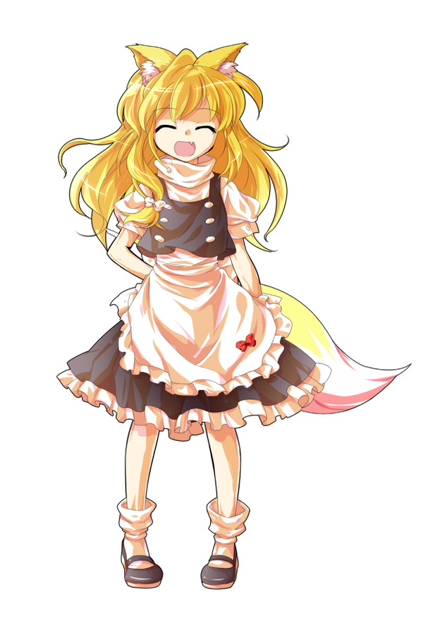 【立ち絵改変】「東方茨歌仙」より化け狐（魔理沙）