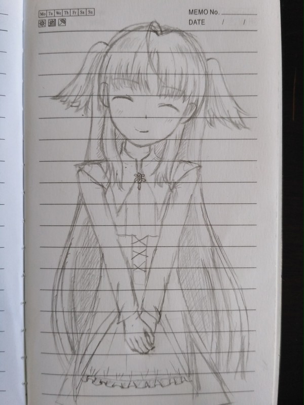 くトリを描いてみた(２回目