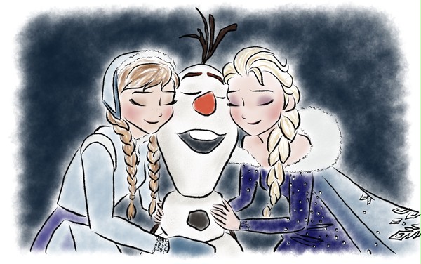 FROZEN doodles 2017