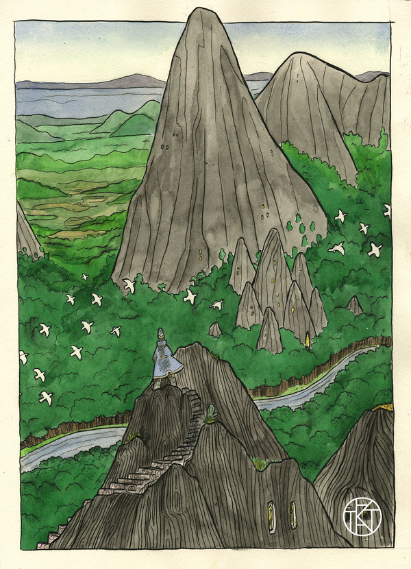 峰から
