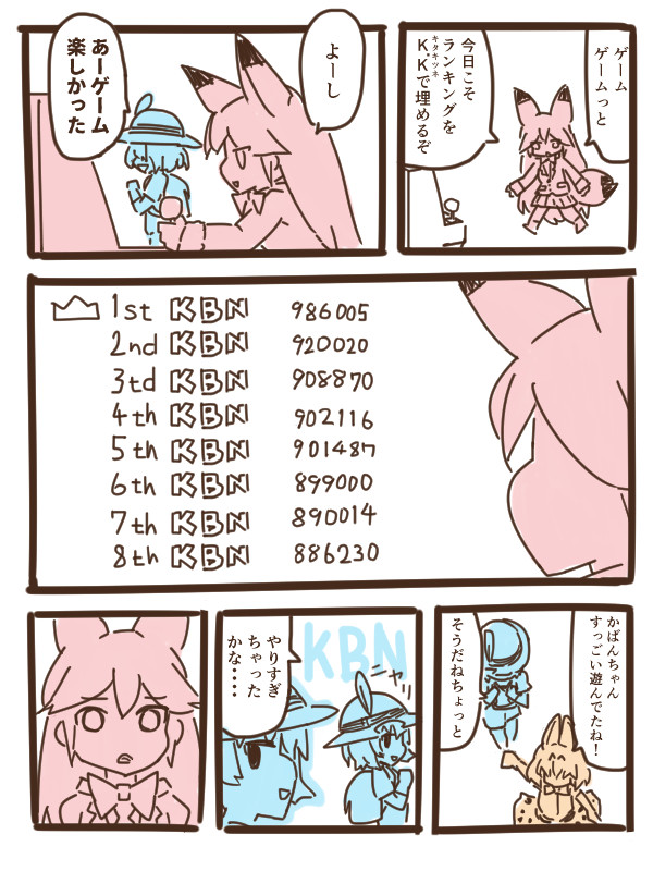 手加減を知らないかばんちゃん