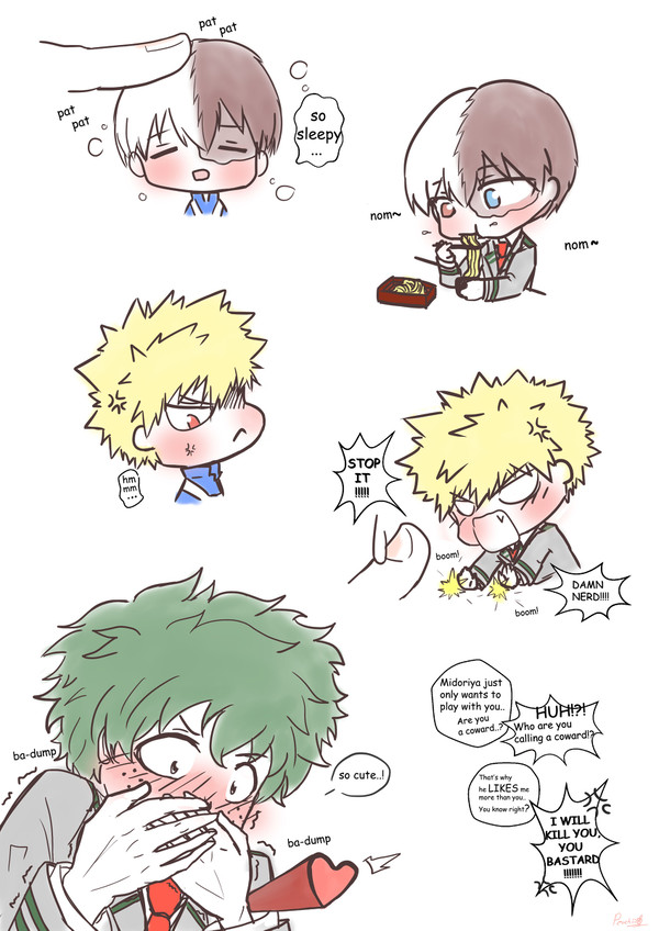 Mini Todoroki vs Mini Katchan!