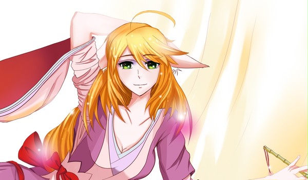 妩