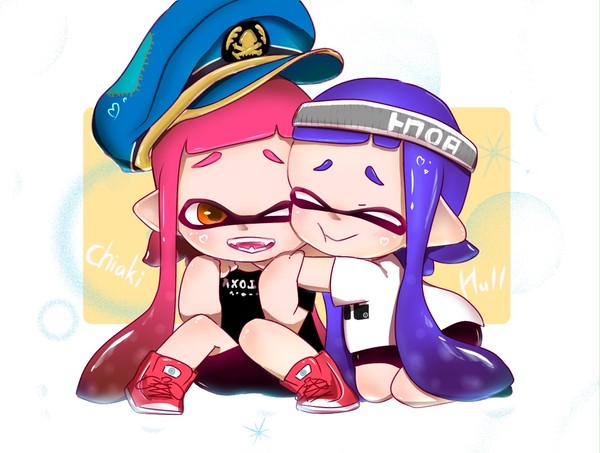Hullイカとちあきイカ(b･ω･)b