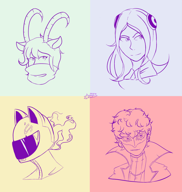 Head sketches