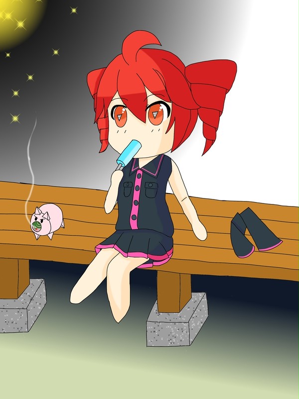 暑そうなのでテトちゃんに脱いでもらいました