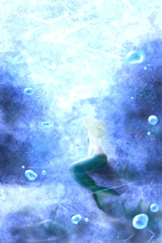 海中の人魚