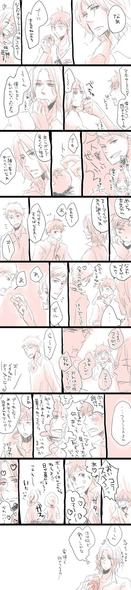 【APH/腐】仏普　一枚漫画とイラストまとめ