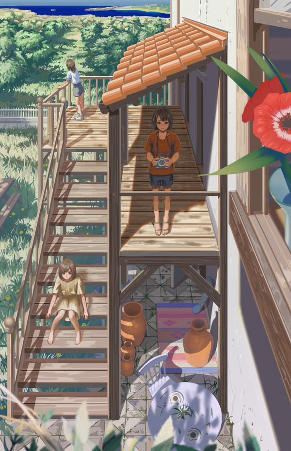 夏のかがみ