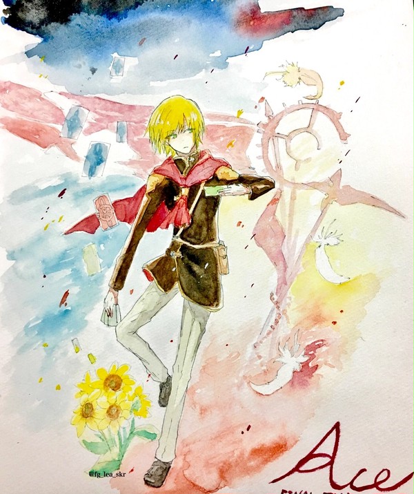 エース誕生日絵
