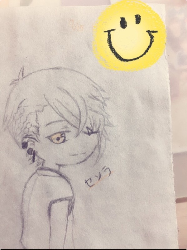 センラさん初描き