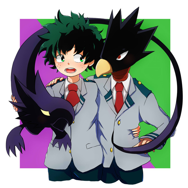 緑谷くんと常闇くん
