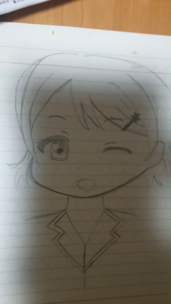 初模写した結果