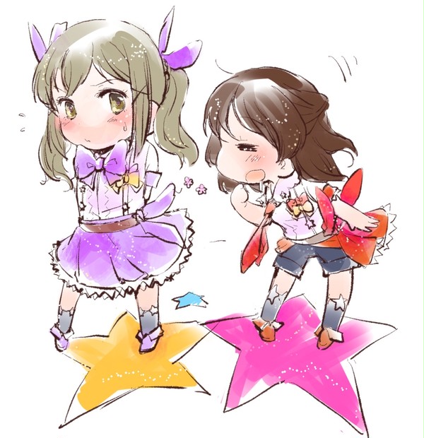 ガルパ。ポピパとハロハピ
