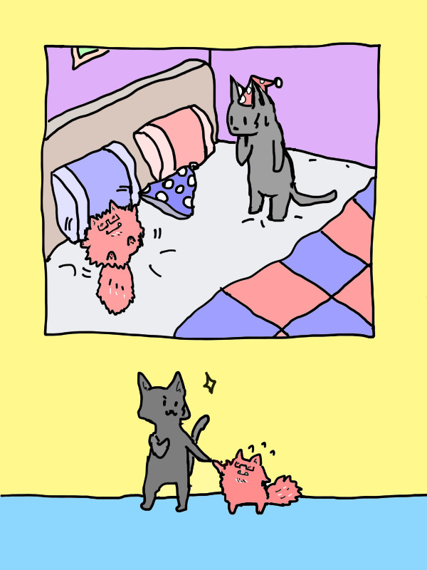 猫のクラウスとスティーブン2