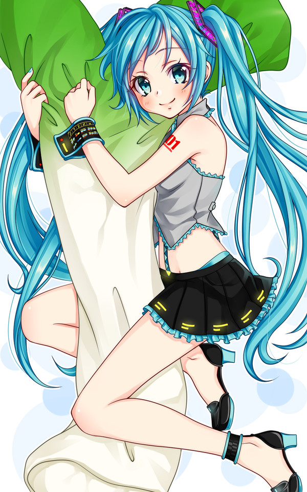 ネギ抱き枕