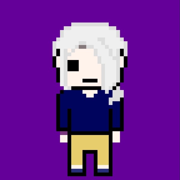 ドット絵雪白東