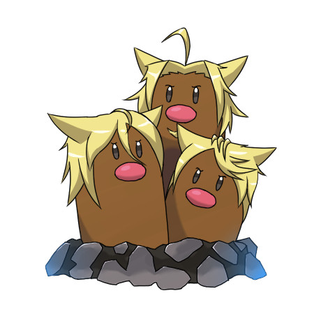ダグトリオ（アローラのすがた）
